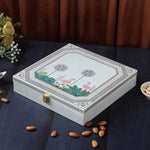 Riwaz Luxury Pink Fairy Gift Box |  Premium 4-Jar Set | Almonds, Cashews, Pistachios , Walnuts , Figs & Raisins| Luxury Elegant & Reusable Gift Hamper