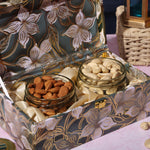 Riwaz Luxury Green Regal Dry Fruit Gift Box with Almonds & Cashews – Elegant Design