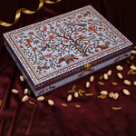 Riwaz Premium Dry Fruit Gift Box with 6 Glass Jars – Almonds, Cashews, Pistachios,..s, Raisins & Apricots