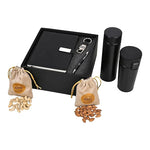 Riwaz Executive Corporate Gift Hamper for Diwali | Elegant Potli Bag with Diary, Pen, Smart Tumbler Bottle, Keychain, Almonds & Cashews