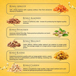 Riwaz Luxury Red Horse Gif tbox |Premium 4-Jar Set | Almonds, Cashews, Pistachios , Walnuts , Figs & Raisins| Luxury Elegant & Reusable Gift