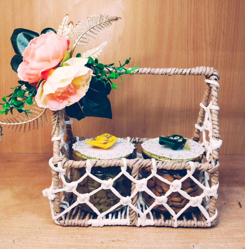 Boho Bloom Basket