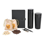 Riwaz Executive Corporate Gift Hamper for Diwali | Elegant Potli Bag with Dairy, Pen, Smart Tumbler Bottle, Keychain, Chocodip