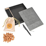 Riwaz Executive Corporate Gift Hamper for Diwali | Elegant Potli Bag with Premium Almonds, Diary & Pen | A Thoughtful Present for Clients & Employees